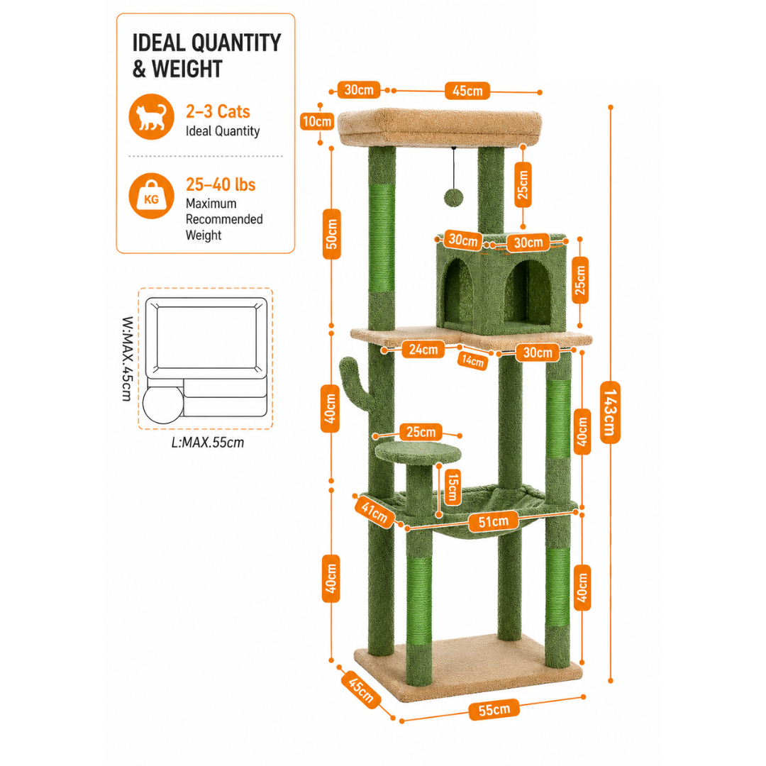 Cat Tree 143cm