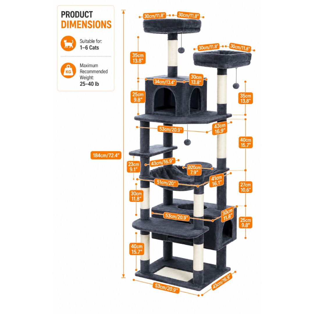 Cat Tree 184cm