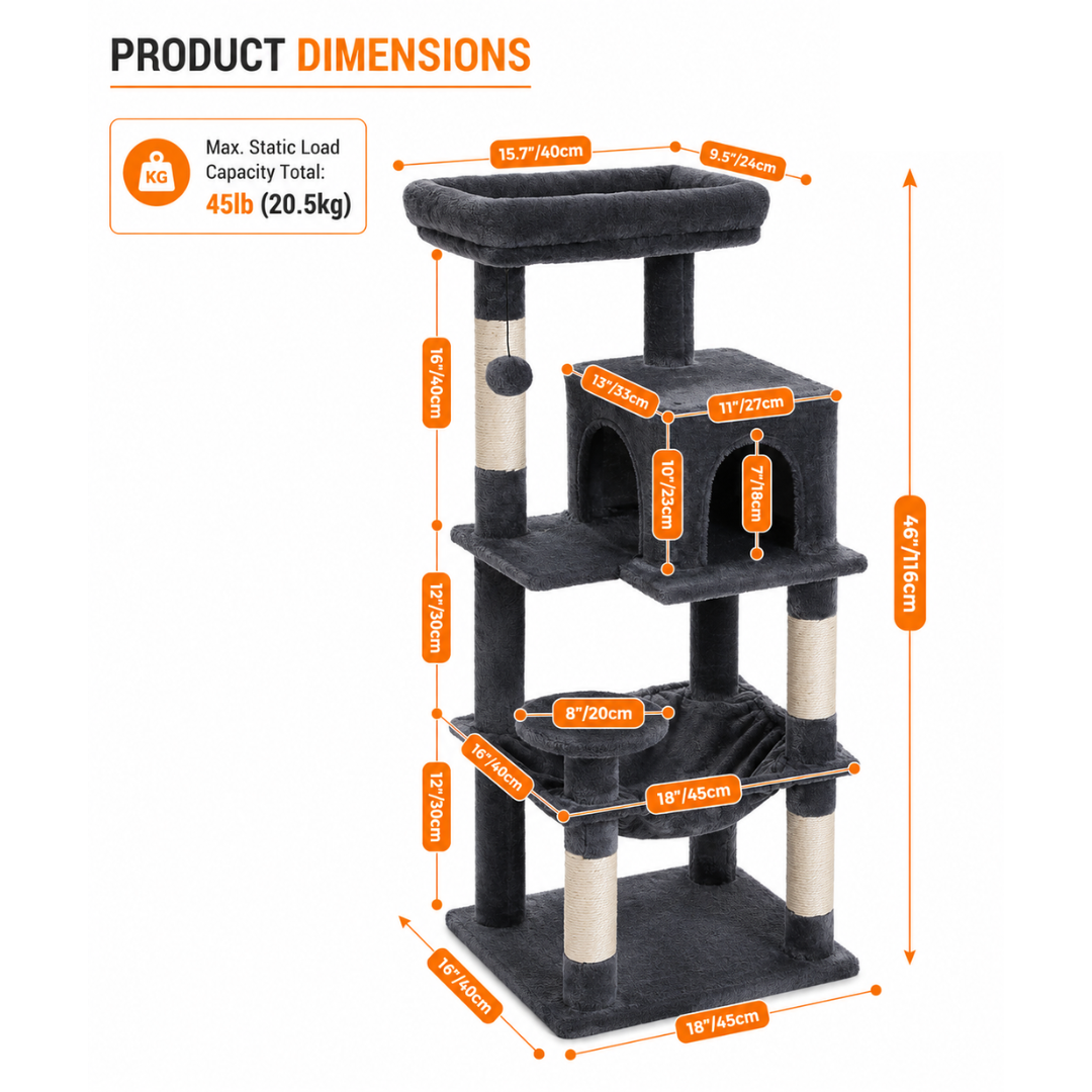 Cat Tree 116cm